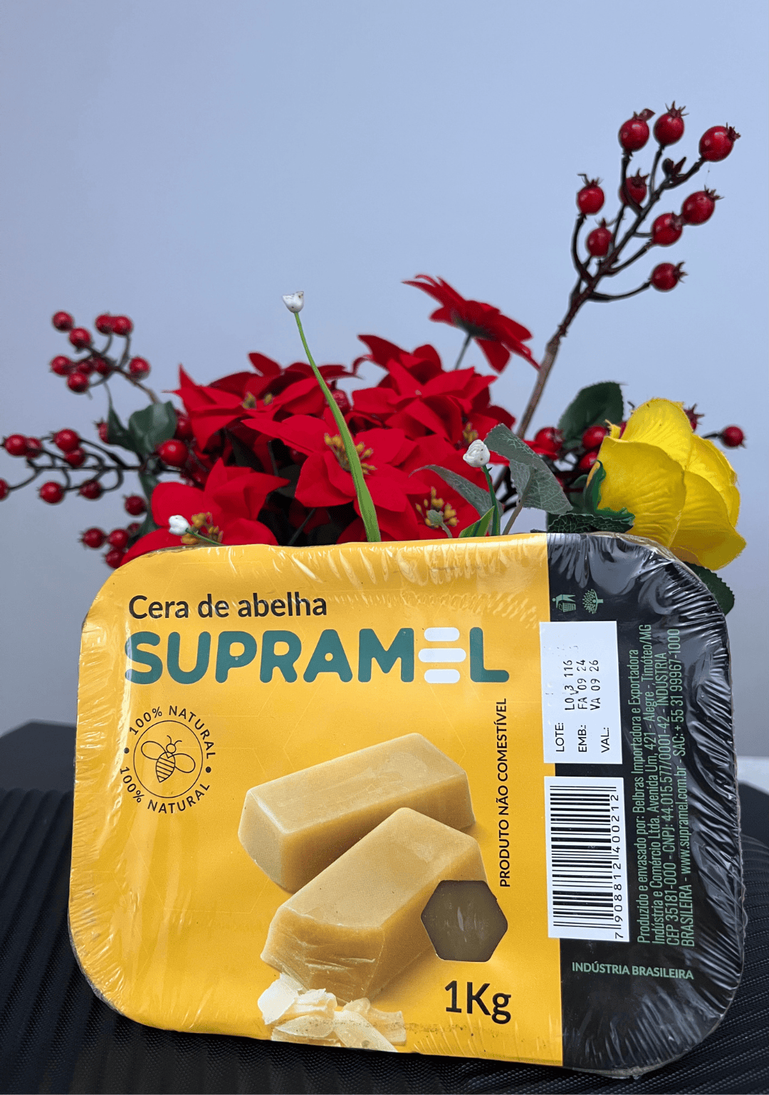 Cera De Abelha Pura 1Kg - Supramel - Imagem 2