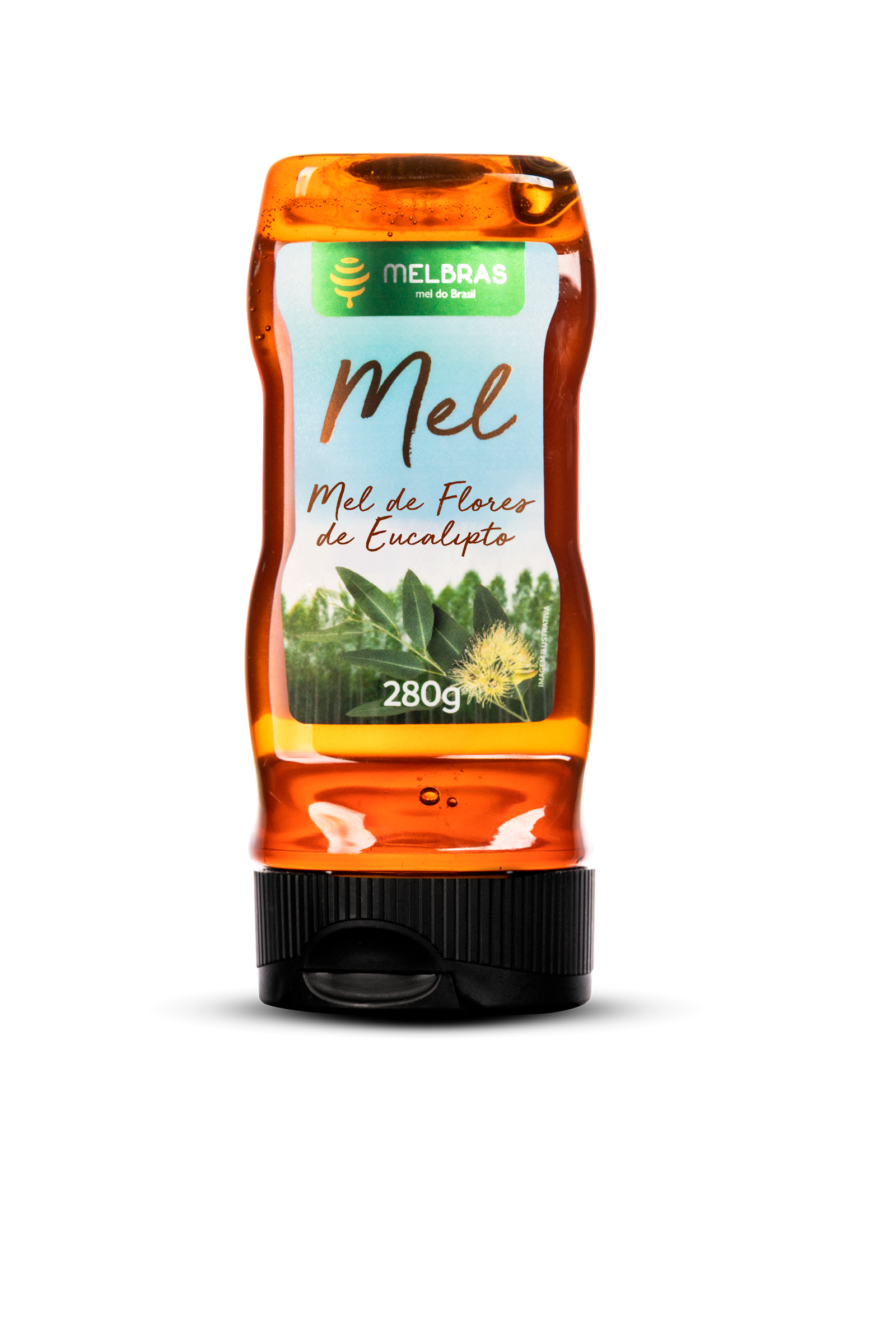 Mel Flores de Eucalipto 280g Pote - Melbras