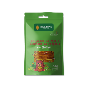Composto de Mel e Extrato de Própolis Sache 64g – Melbras