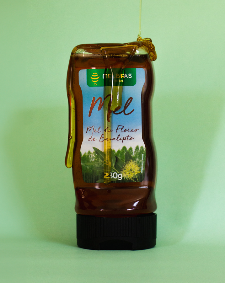 Mel Flores de Eucalipto 280g Pote - Melbras - Imagem 4
