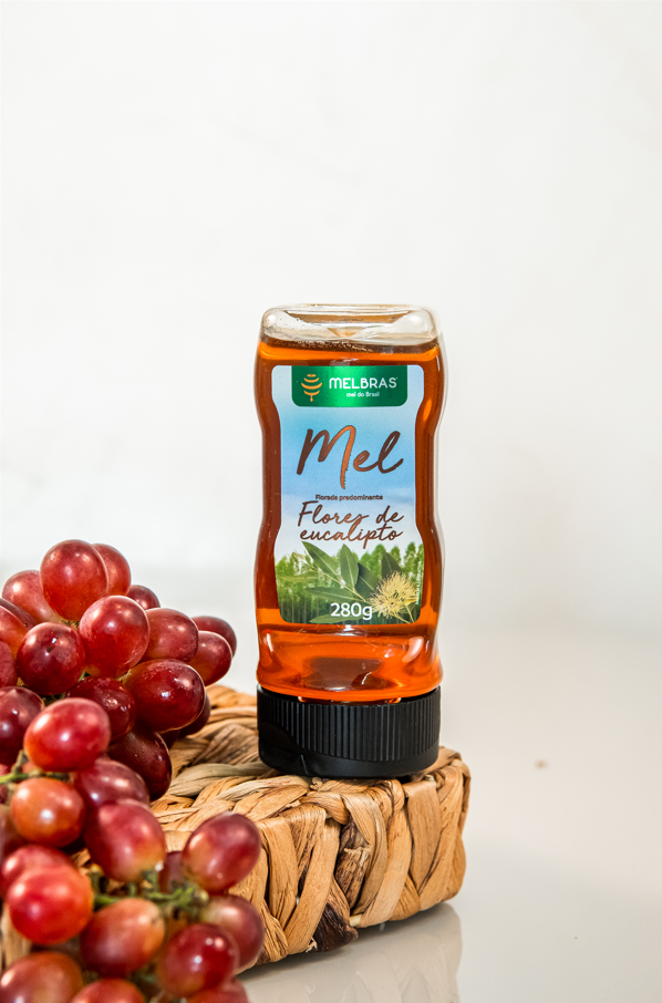 Mel Flores de Eucalipto 280g Pote - Melbras - Imagem 3