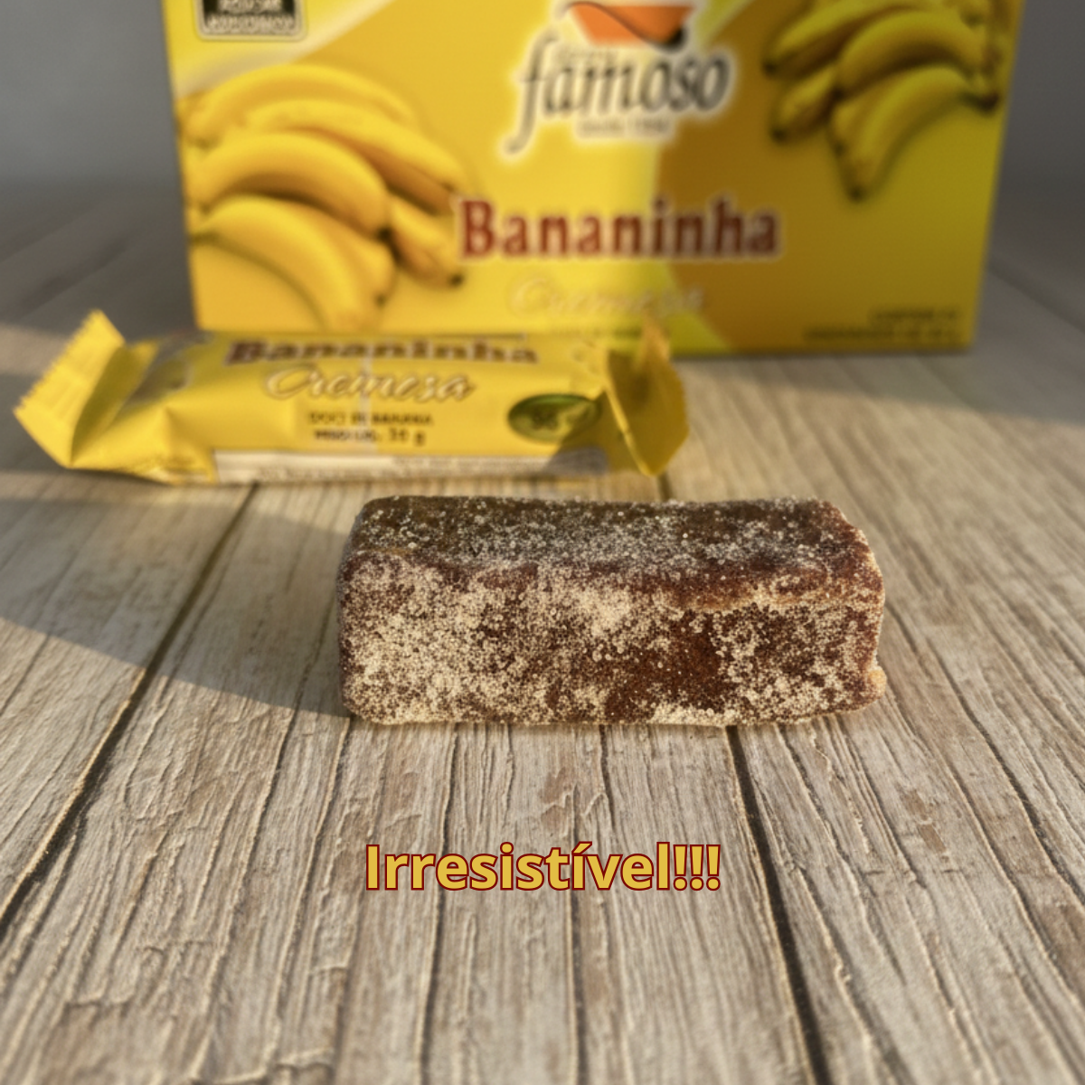 Bananinha Famoso Cremosa 30g Caixa 24 Unidades - Com Açucar - Imagem 4