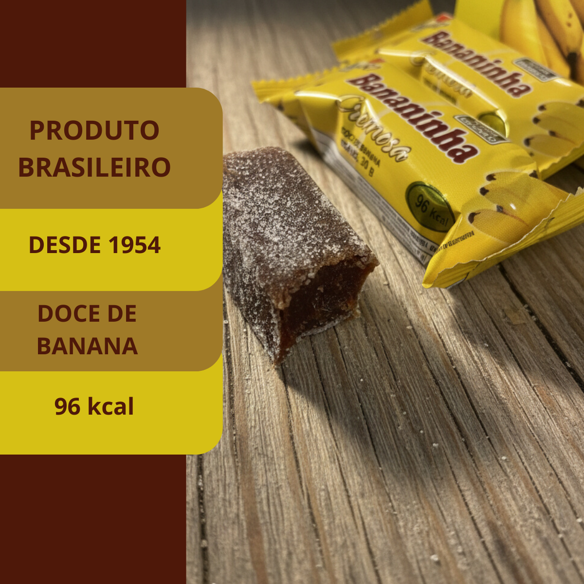 Bananinha Famoso Cremosa 30g Caixa 24 Unidades - Com Açucar - Imagem 3