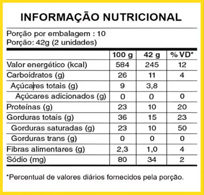 Barra De Proteína Pinati Whey Cookies & Cream 21g - Cx C/ 18 - Imagem 3
