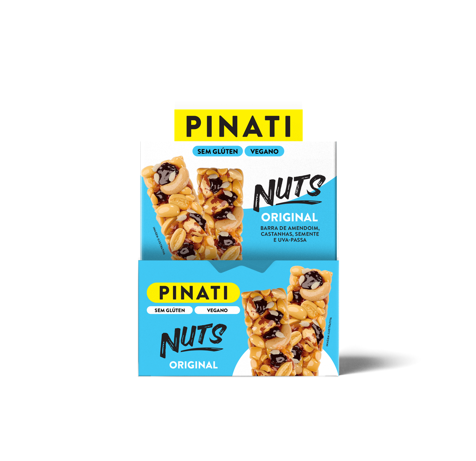 Barra De Cereal Snacks Pinati Nuts Original - Caixa Com 20un